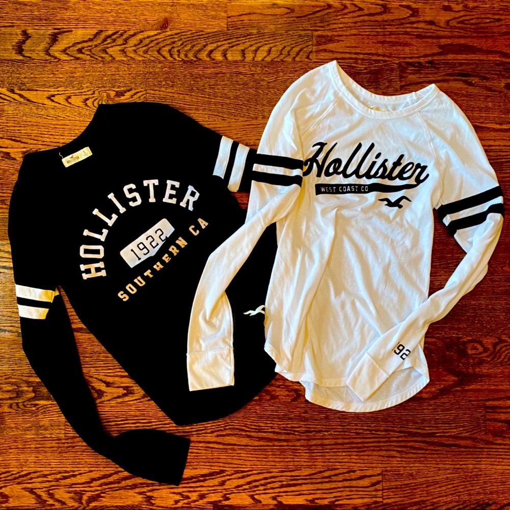 Hollister 2 pc long sleeve T-shirt lot S